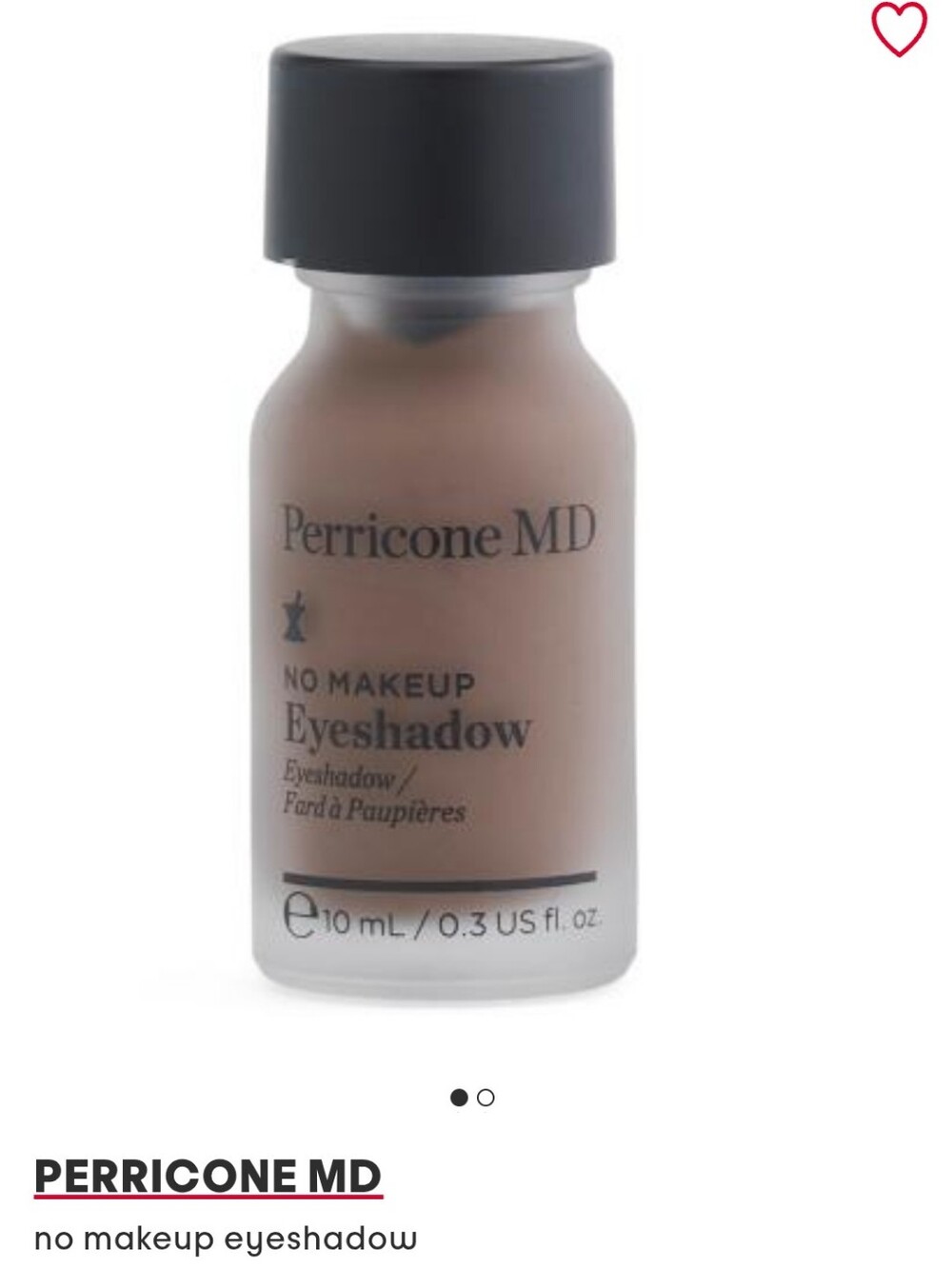 NWT, Perricone MD No Makeup Eyeshadow - Neutral Brown